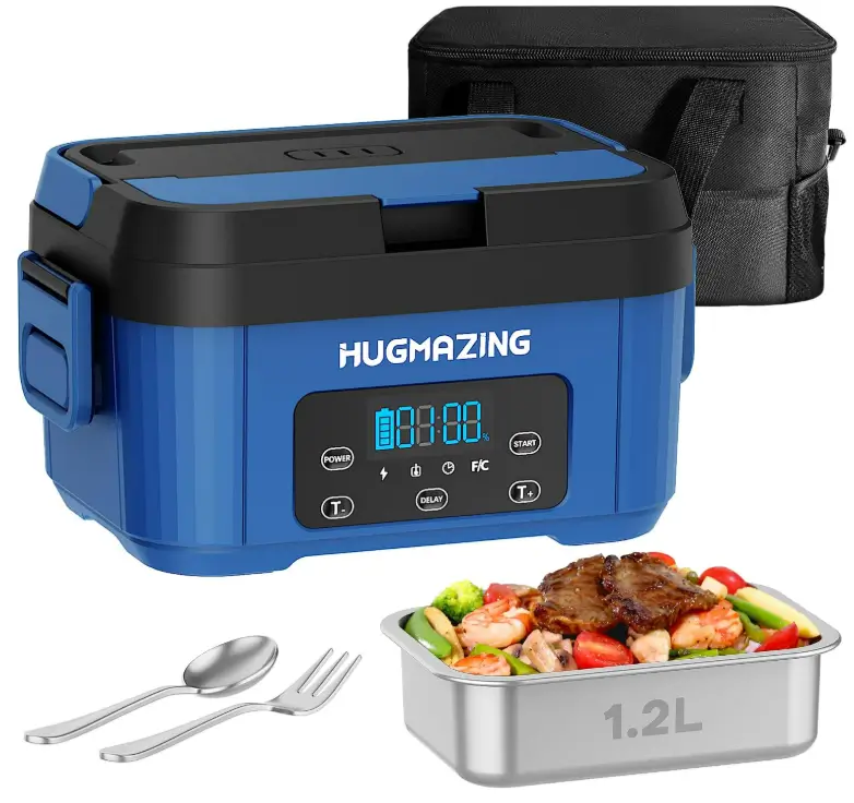 Hugmazing Cordless Electric Lunch Box — Blue
